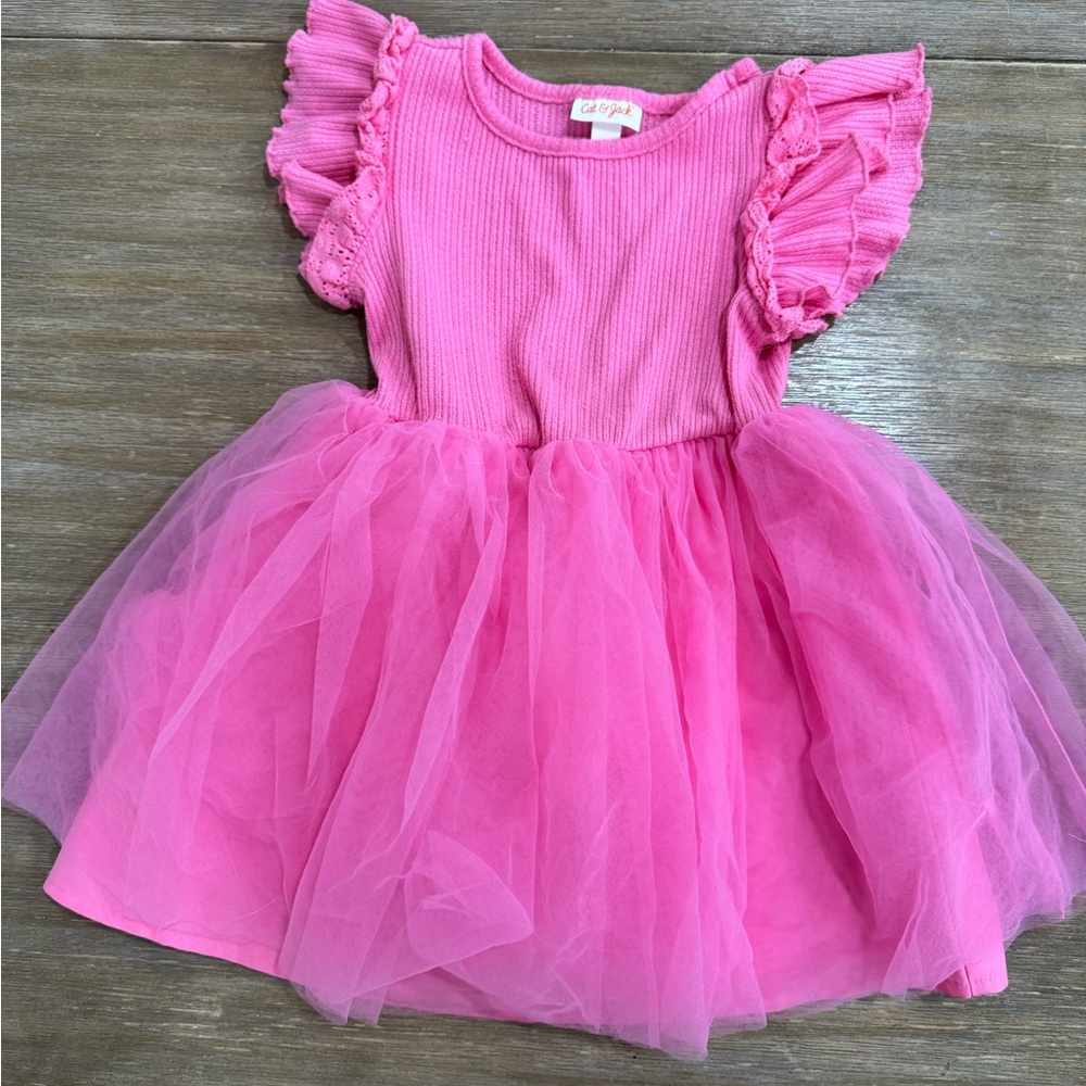 Cat & Jack Pink Textured Knit Top